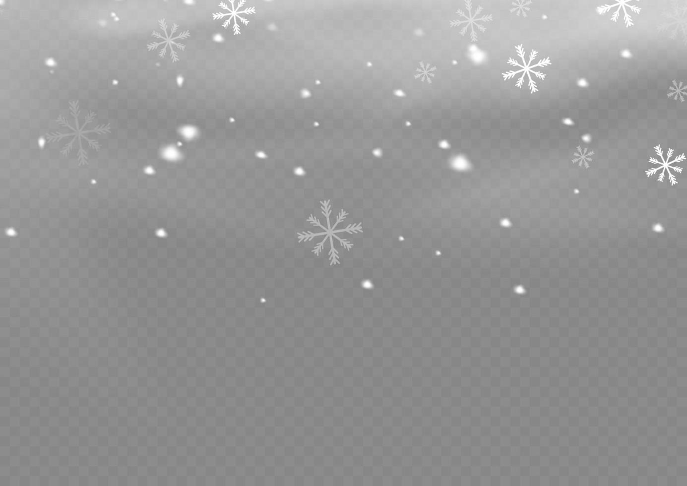 nieve y viento. elemento decorativo degradado blanco.ilustración vectorial. invierno y nieve con niebla. viento y niebla. vector