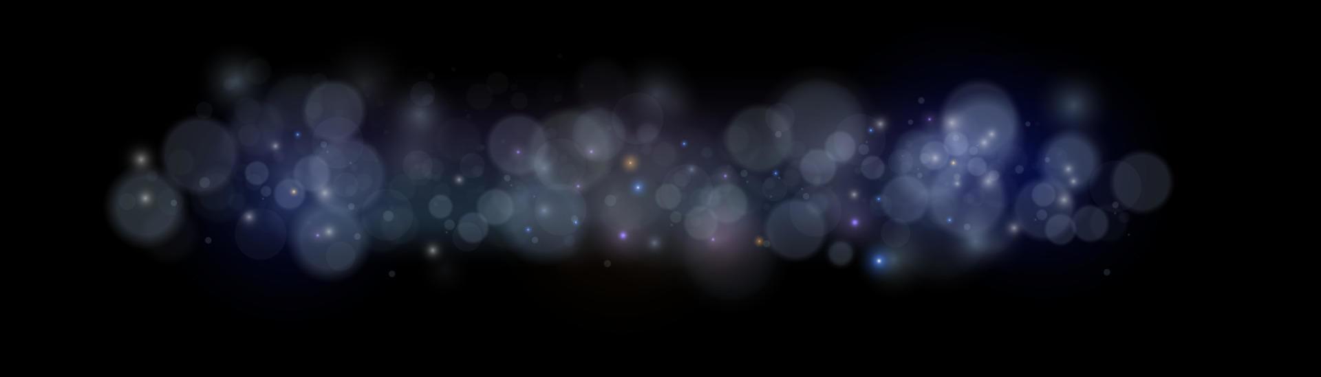 efecto bokeh de luz aislado. luces de bokeh brillantes abstractas de luz. fondo de navidad de polvo brillante. destello de destello de concepto de navidad. luz de polvo png blanco. vector