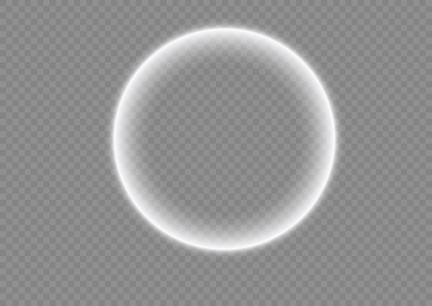 giro blanco claro. efecto de luz de curva de línea blanca. semicírculo de destello de vector de luz blanca de lujo abstracto y efecto de luz de chispa. portal de círculo blanco luminoso. png podio, plataforma, mesa.