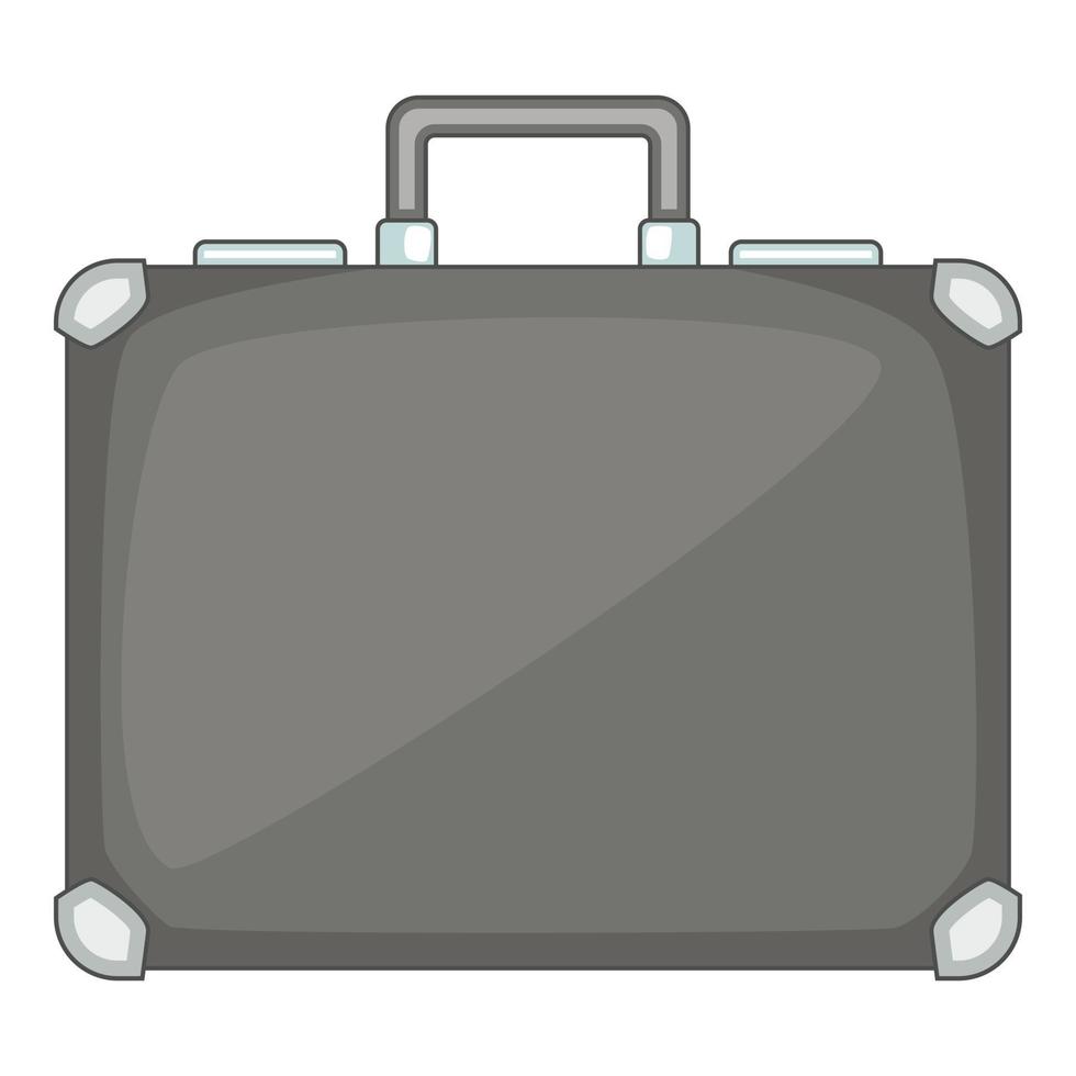 Briefcase icon, cartoon style vector