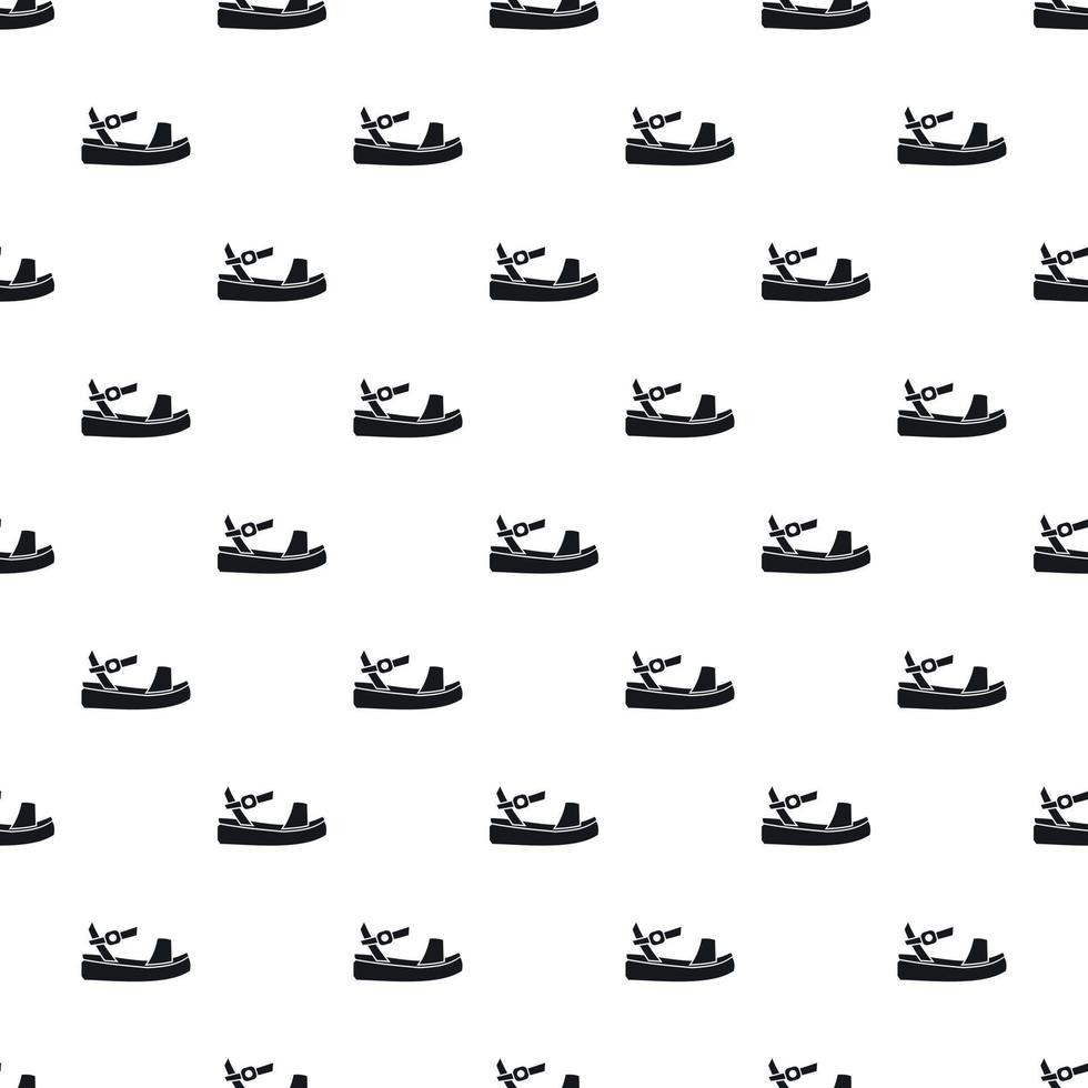 Sandal pattern, simple style vector