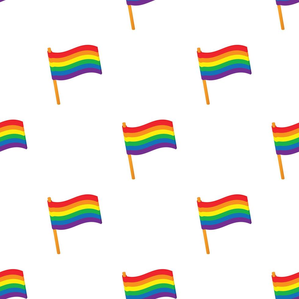 Flag LGBT pattern seamless vector