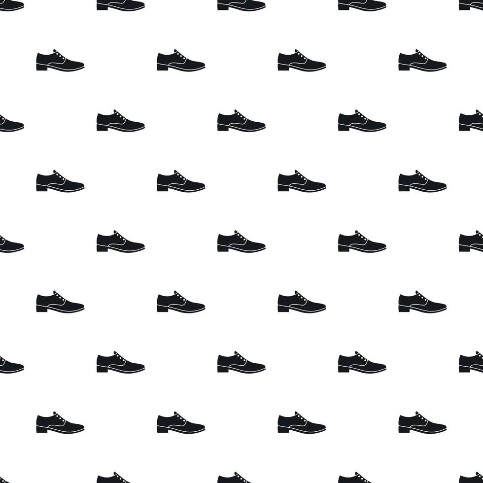 Male shoe pattern, simple style vector