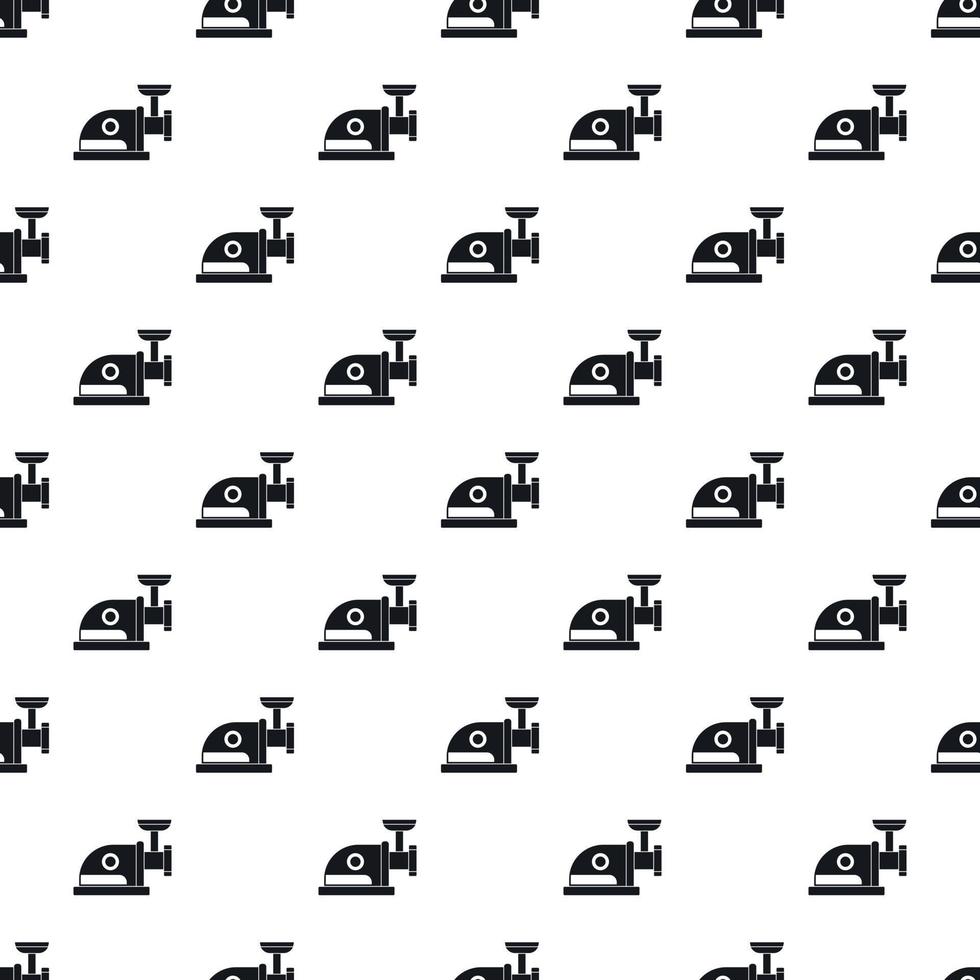 Electric meat grinder pattern, simple style vector