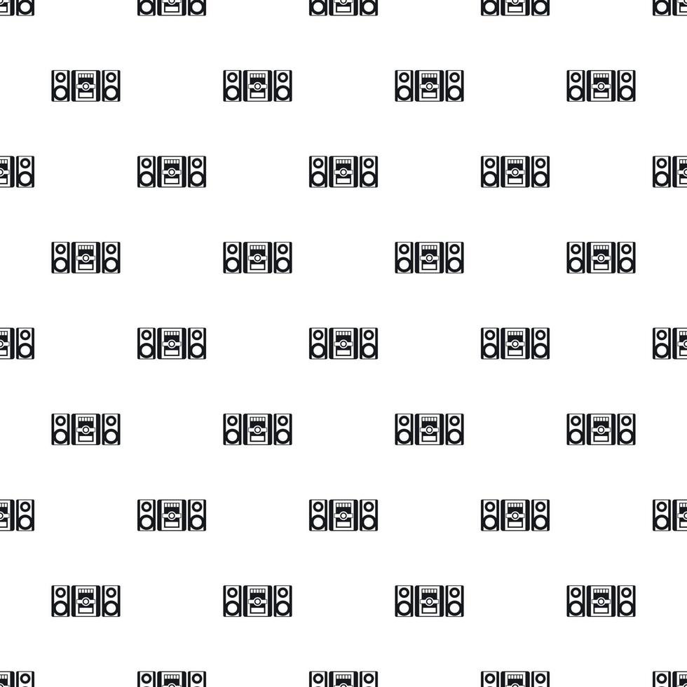 Classic boombox pattern, simple style vector