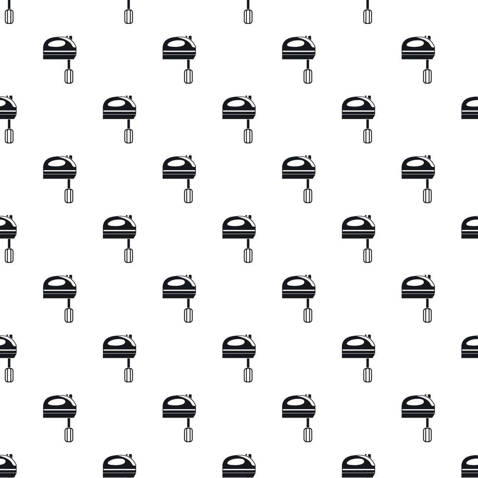 Kitchen mixer pattern, simple style vector