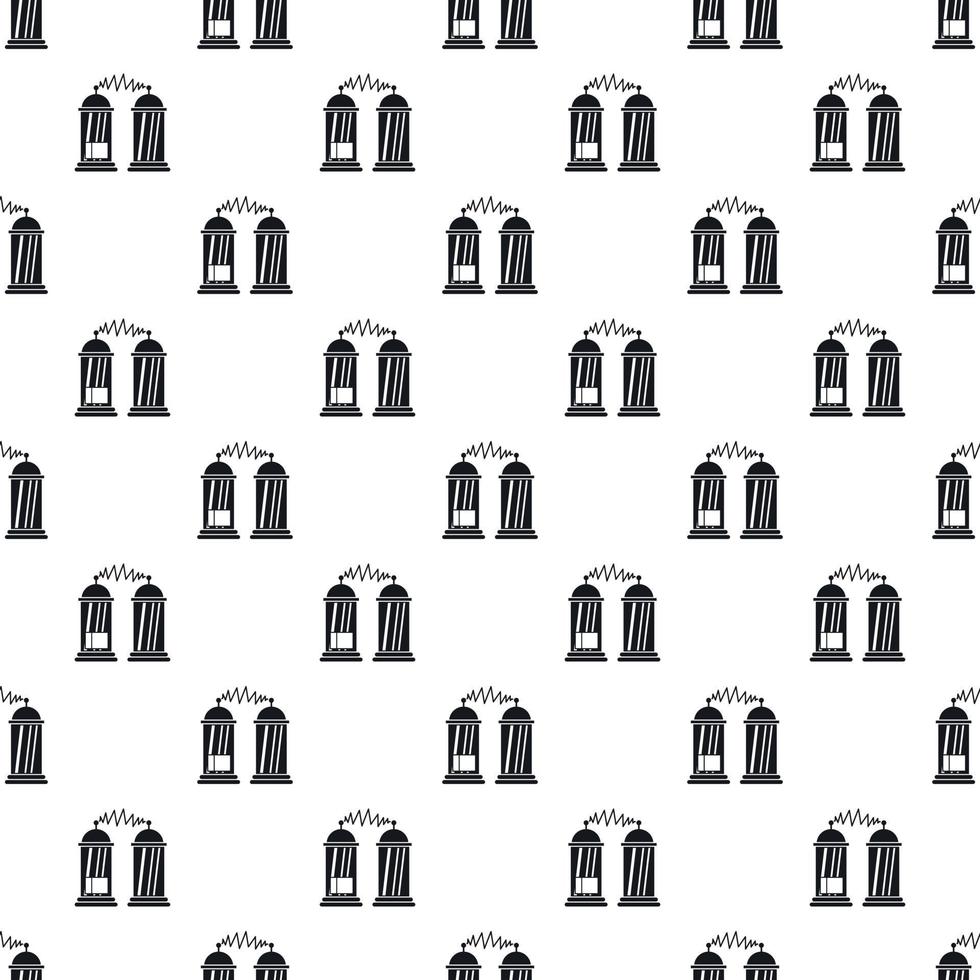 Electrical impulse pattern, simple style vector