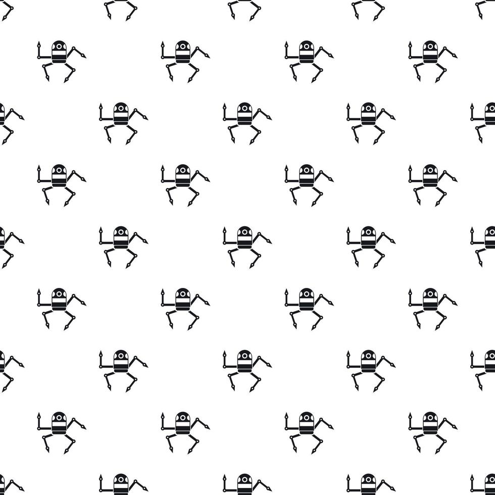 Robot pattern, simple style vector