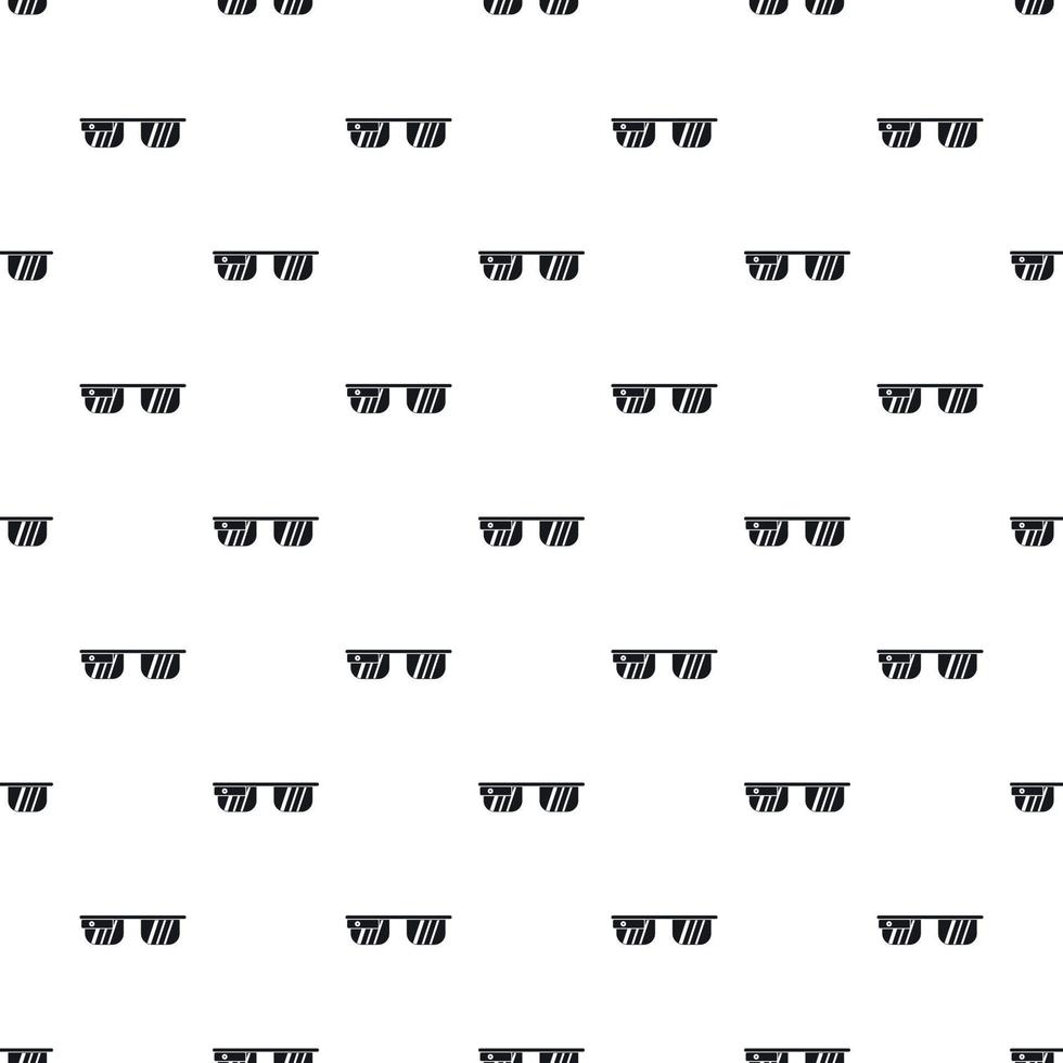 Smart glasses pattern, simple style vector