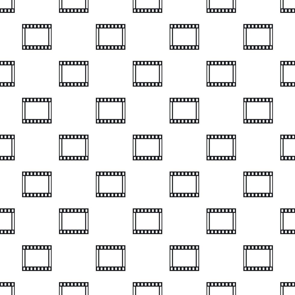 Film strip pattern, simple style vector