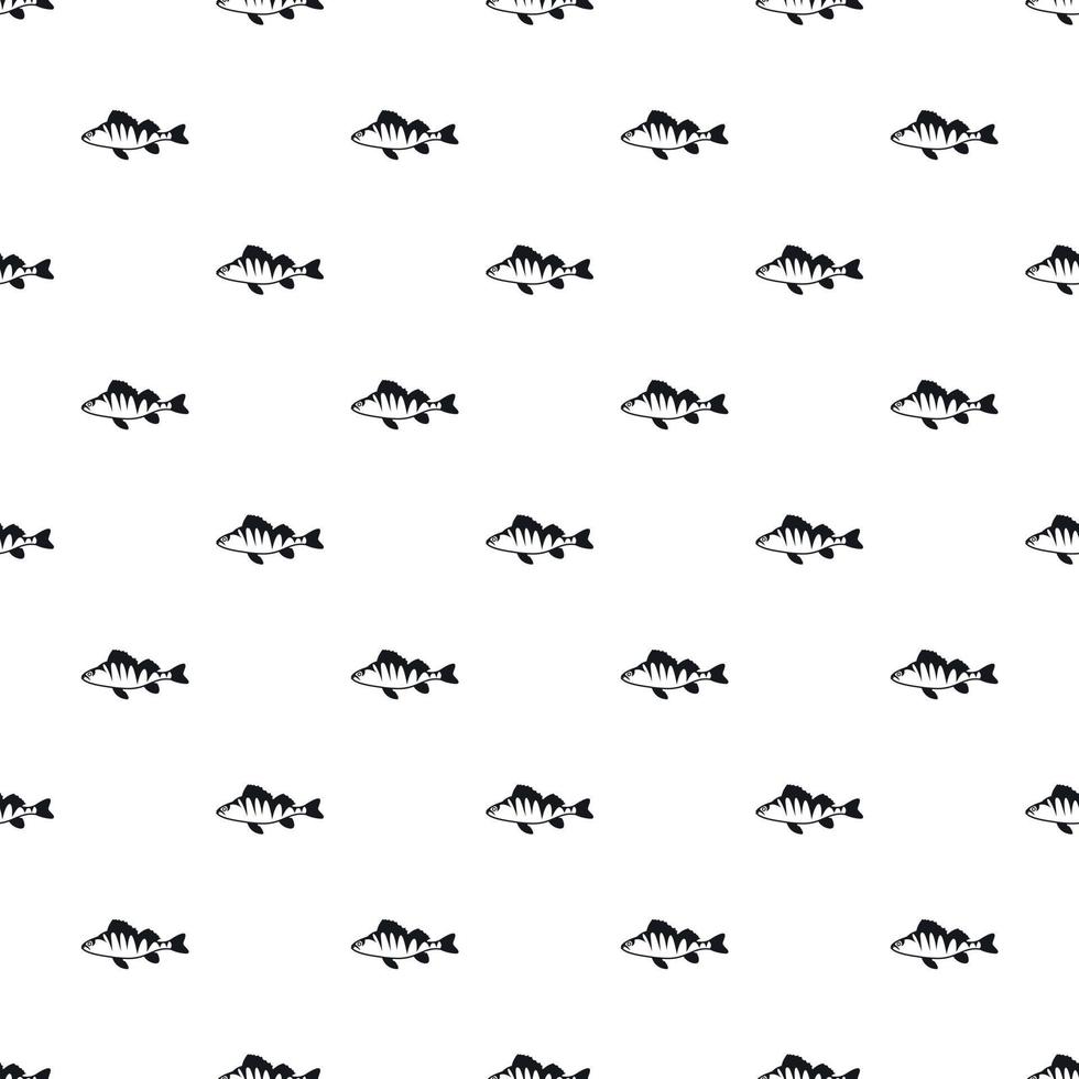 Perch fish pattern, simple style 15209102 Vector Art at Vecteezy
