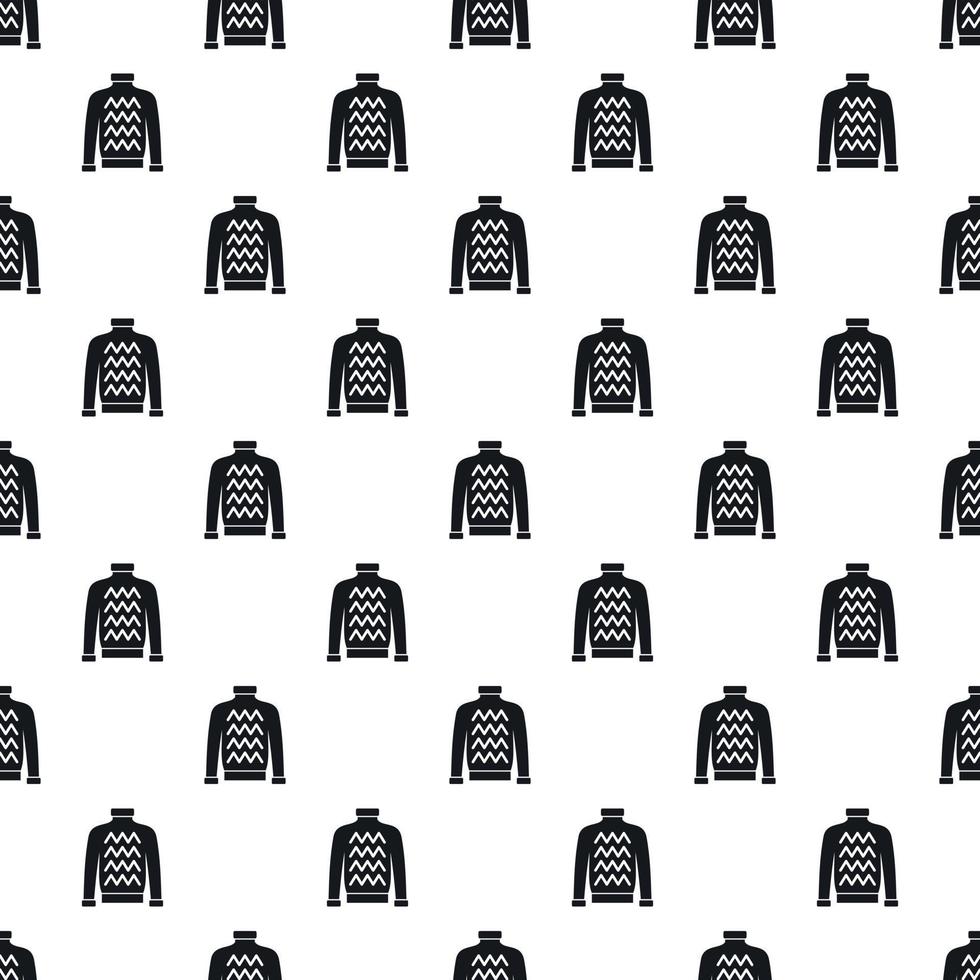 Warm sweater pattern, simple style vector