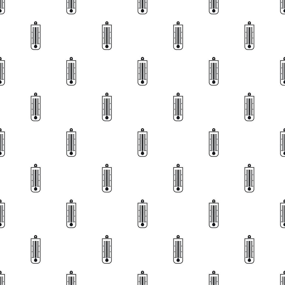 Thermometer indicates low temperature pattern vector