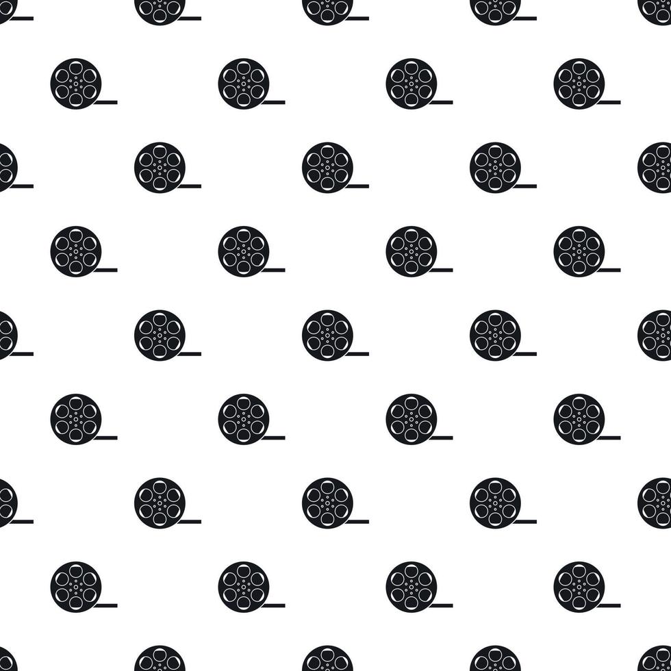 Film reel pattern, simple style vector