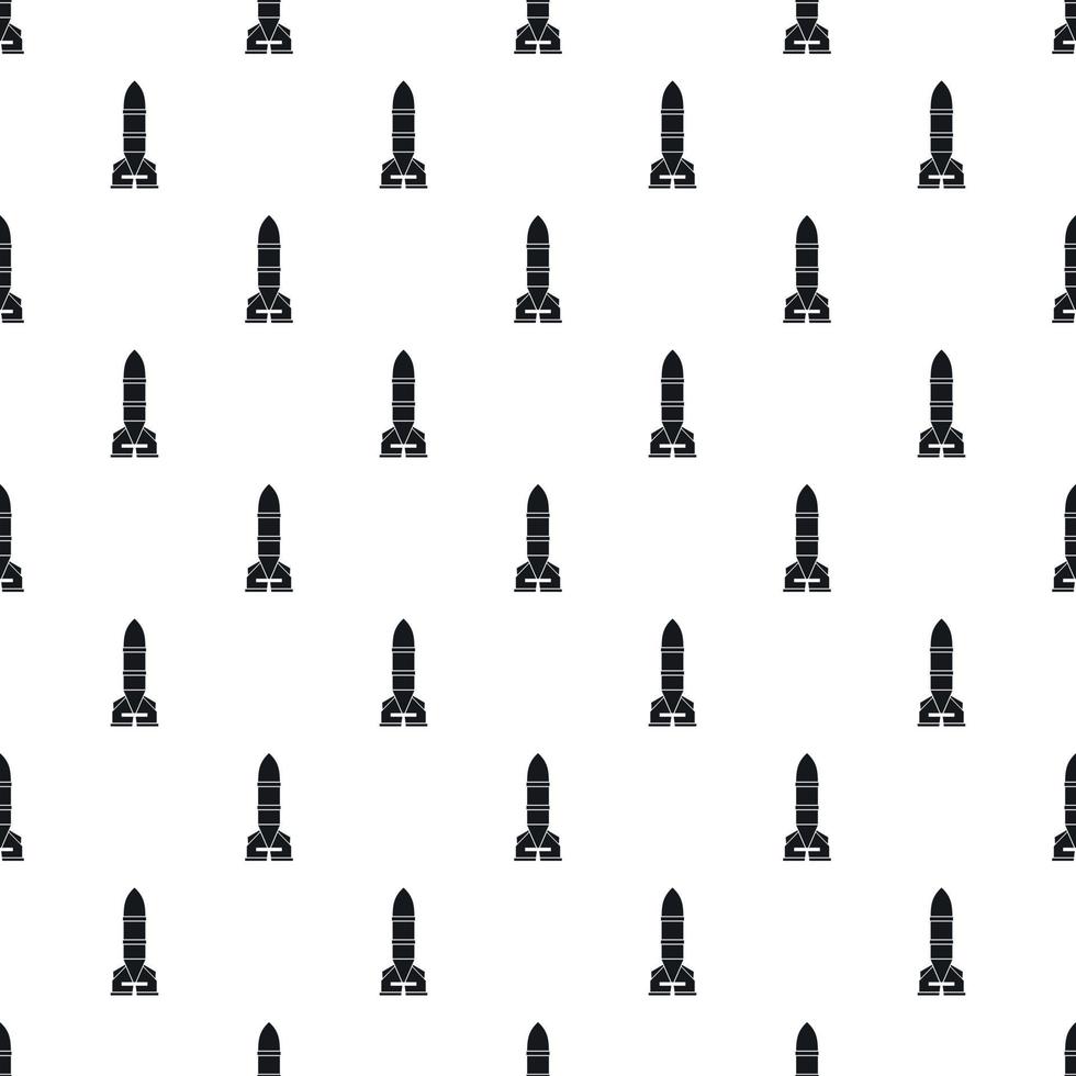 Rocket bomb pattern, simple style vector