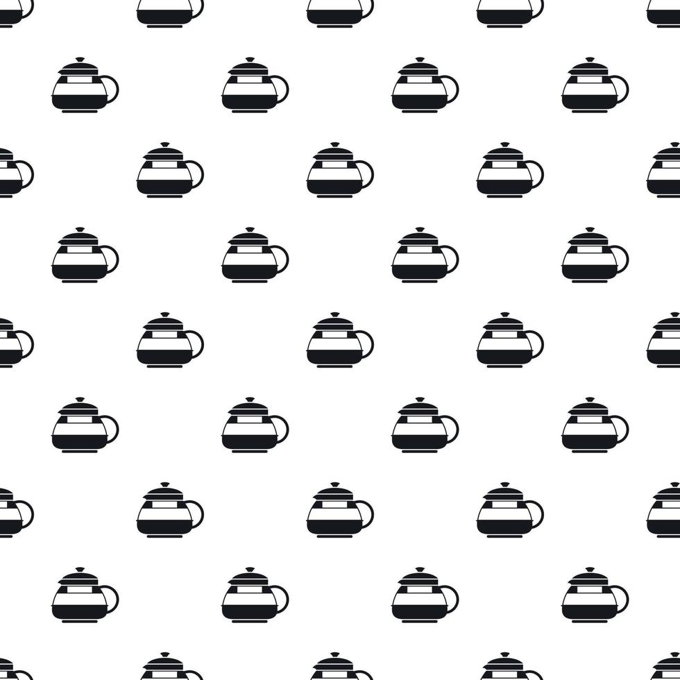 Sugar bowl pattern, simple style vector