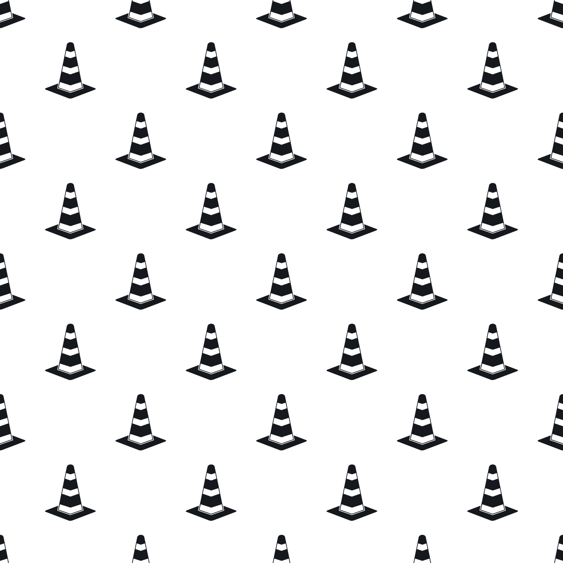 traffic-cone-pattern-simple-style-15209228-vector-art-at-vecteezy