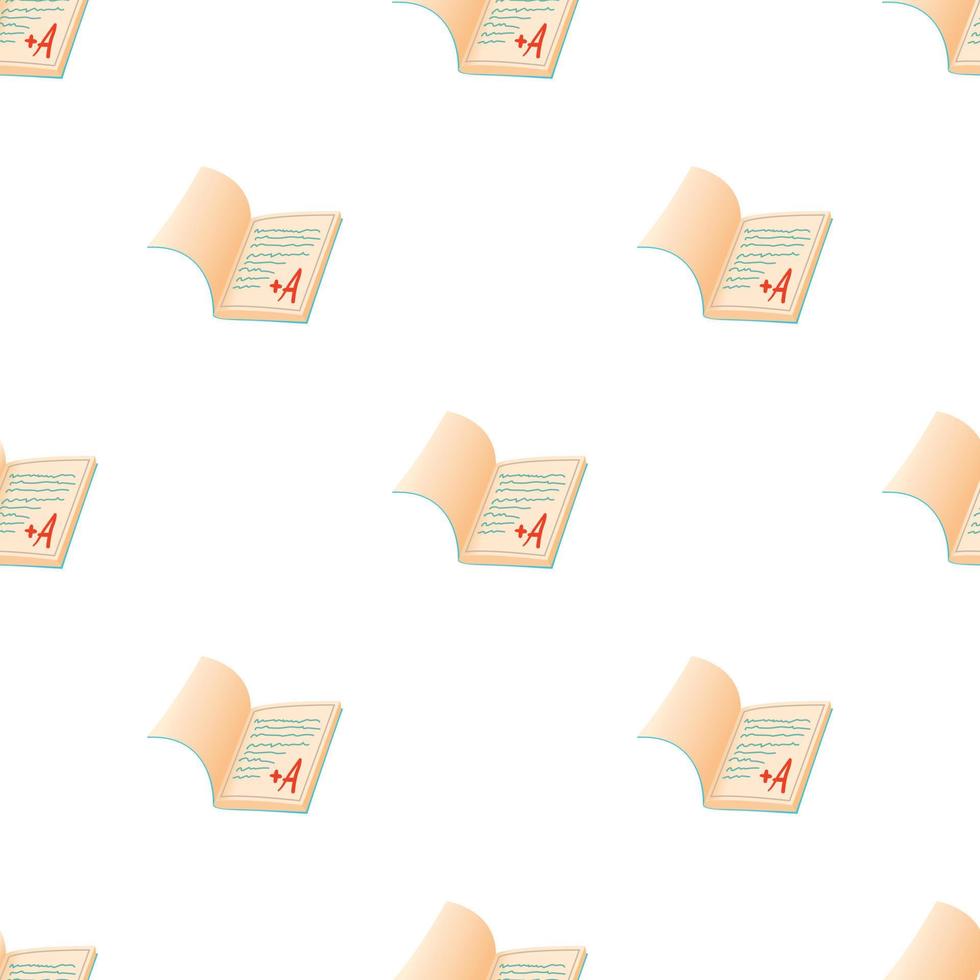 School diary pattern seamless vector