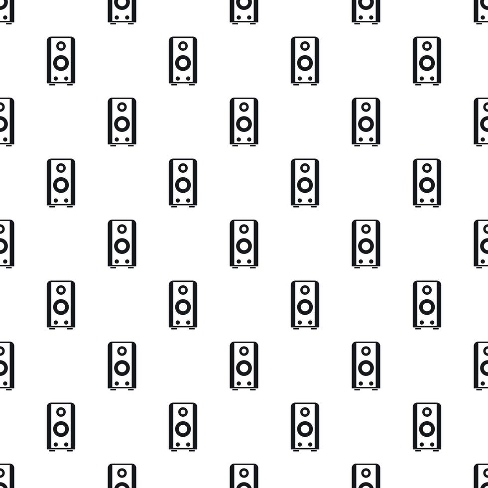 Subwoofer pattern, simple style vector