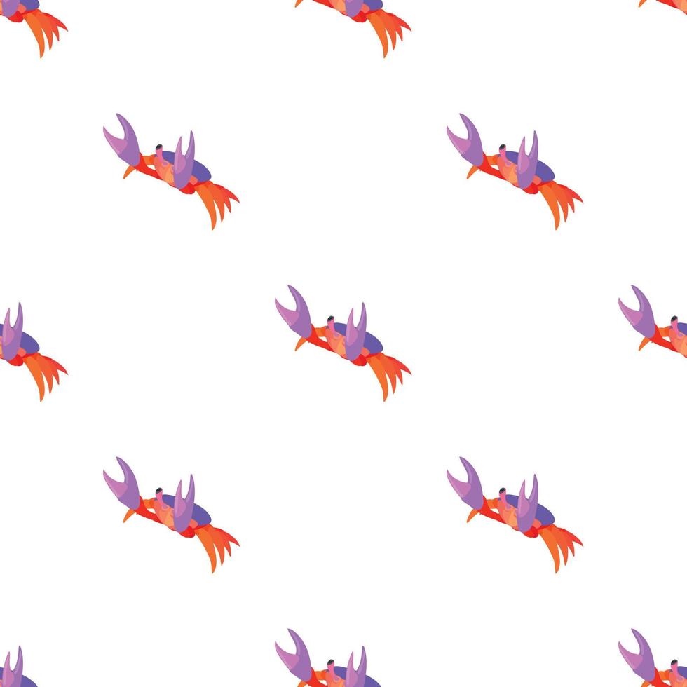 River crab pattern seamless vector