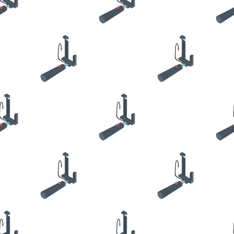 Selfie stick for photos pattern seamless vector