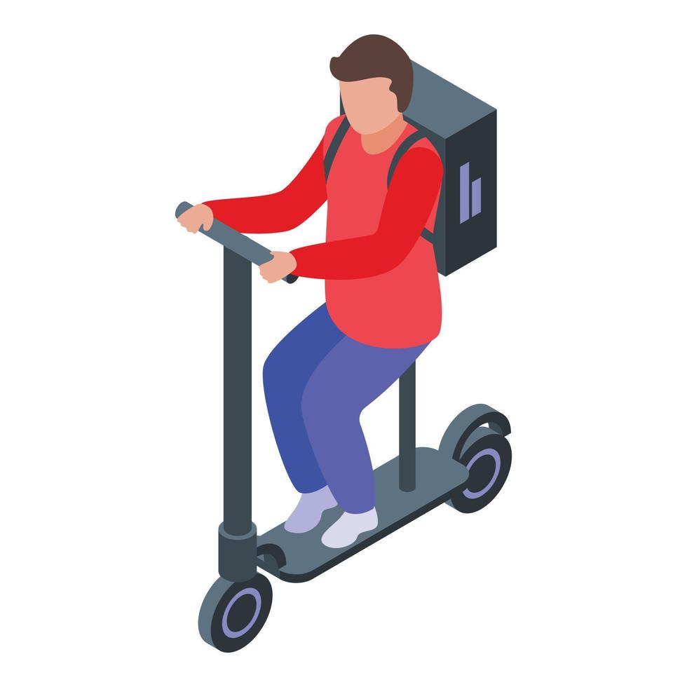 Fast express delivery icon isometric vector. Order person vector