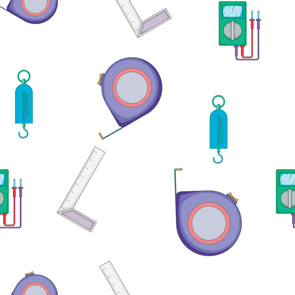 Measurement pattern, cartoon style vector