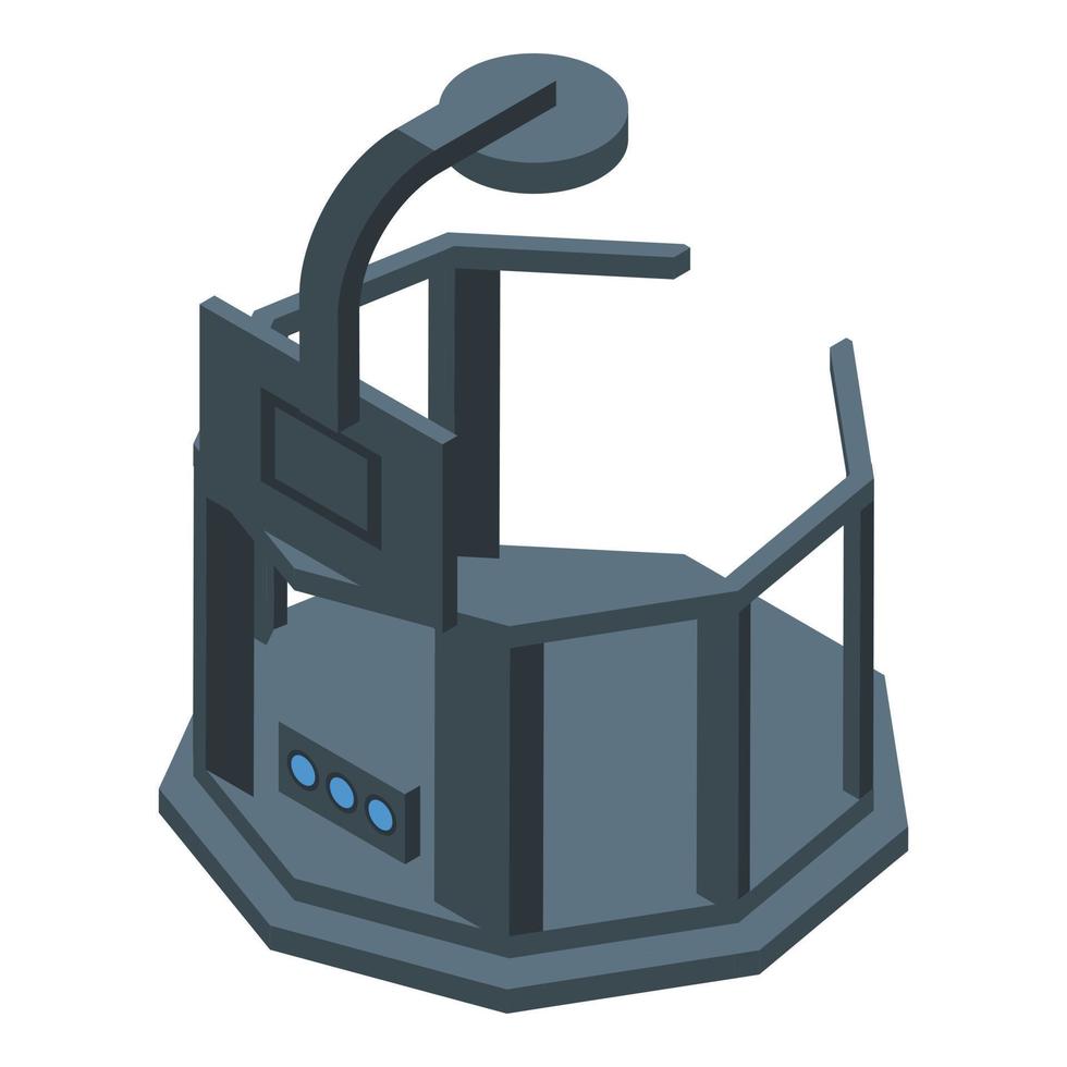 Big vr platform icon isometric vector. Augmented reality vector