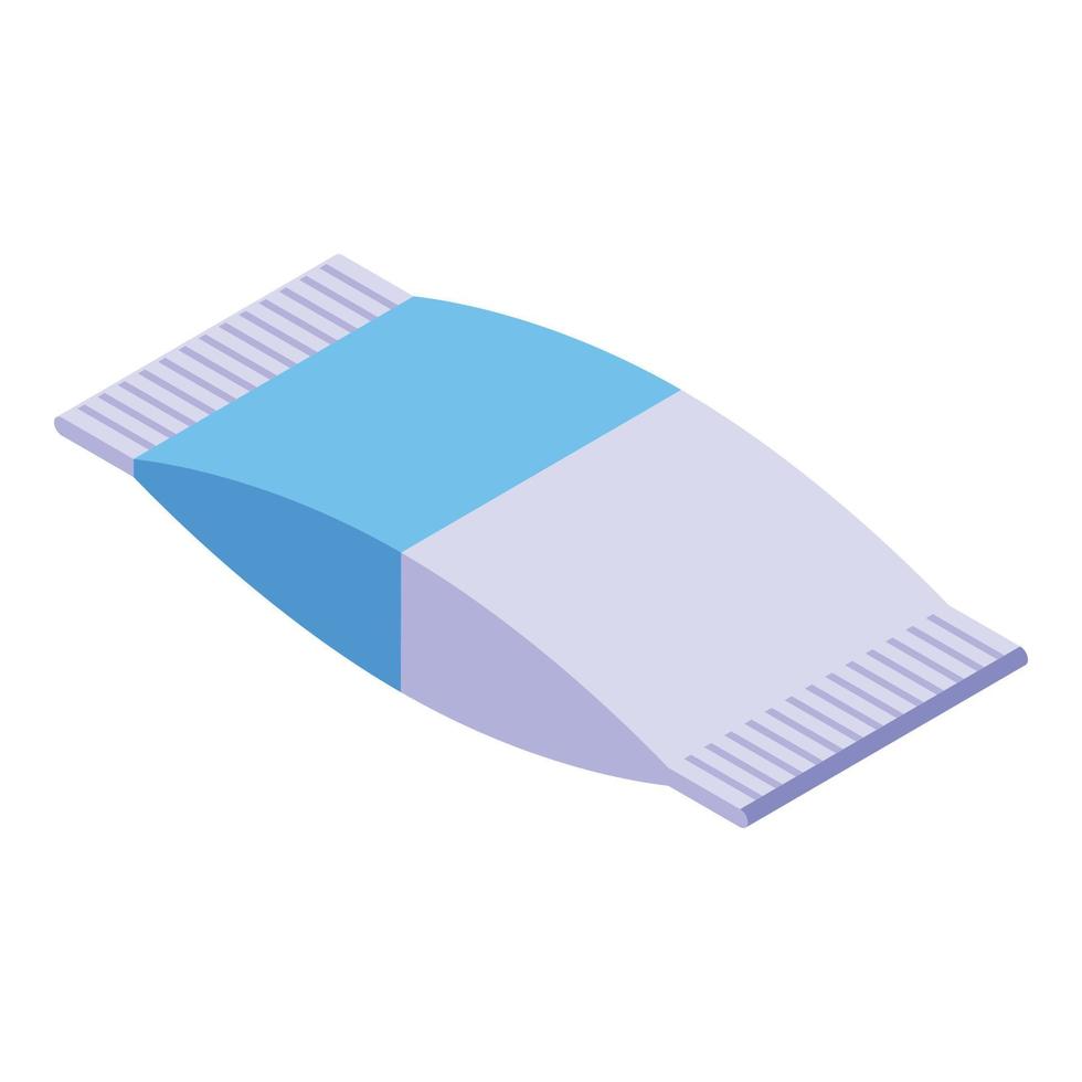 Packet icon isometric vector. Snack pack vector