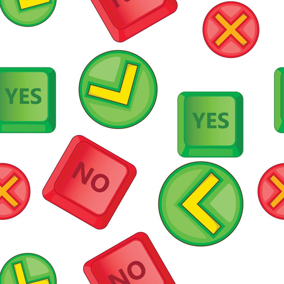 Click and selection pattern, cartoon style vector