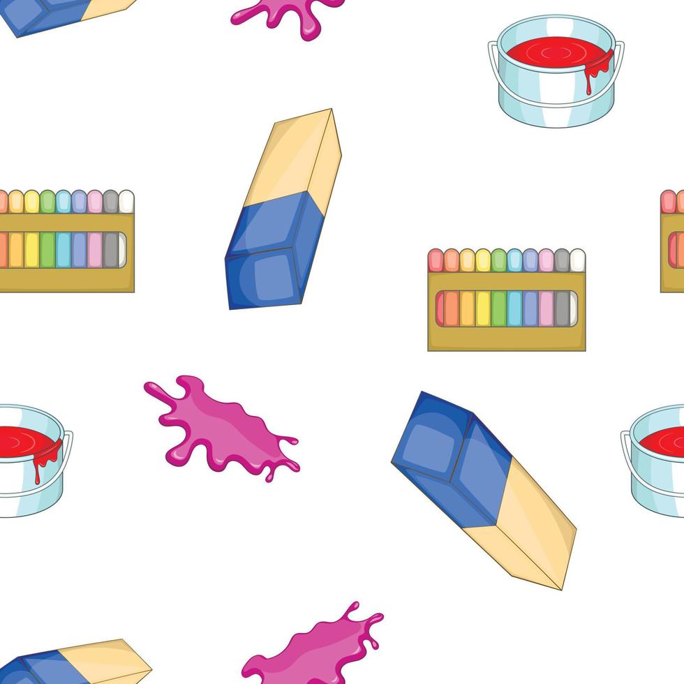 Art pattern, cartoon style vector