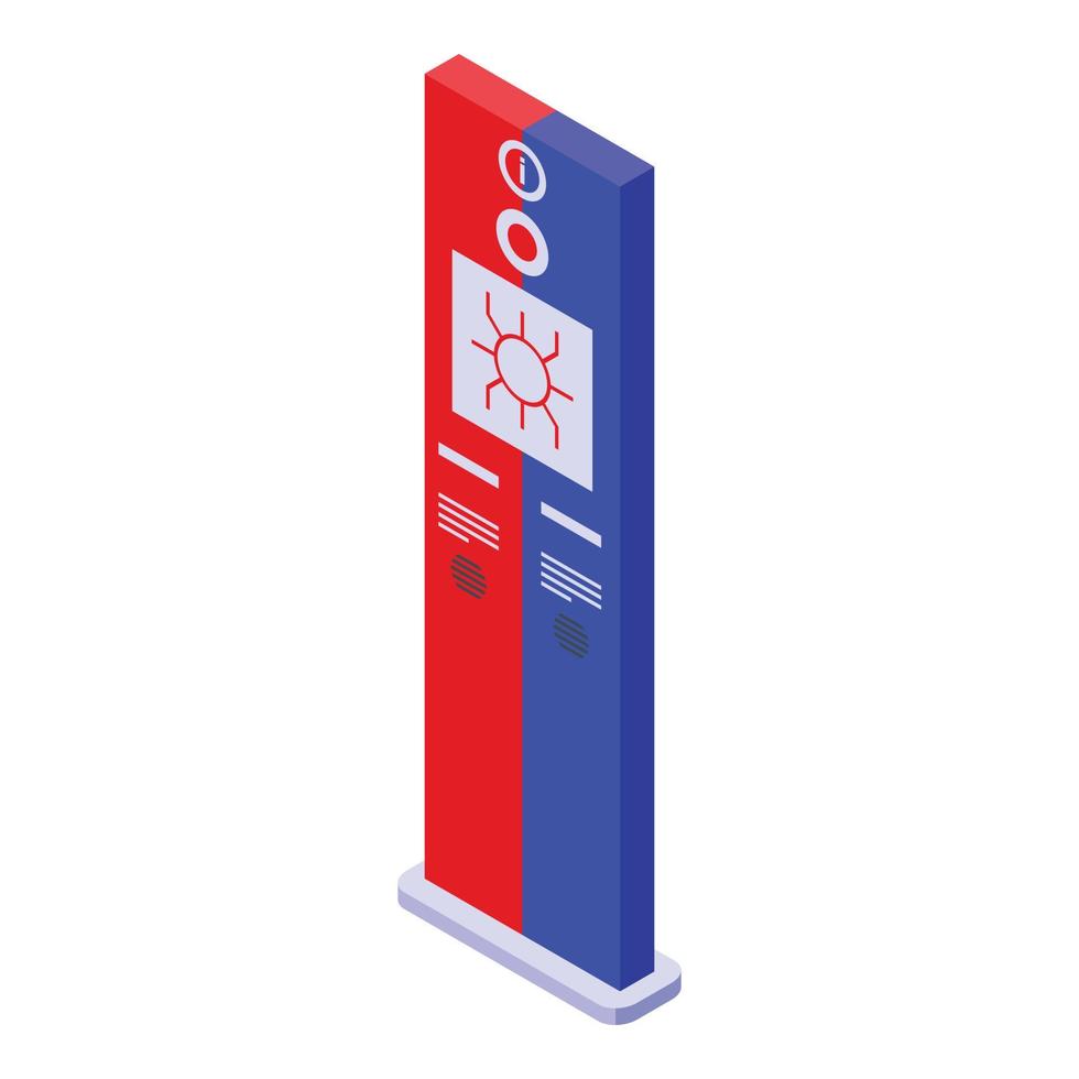 Subway info scheme icon isometric vector. Metro ticket vector