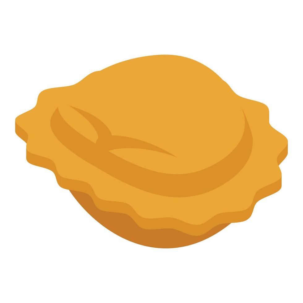 Ravioli cuisine icon isometric vector. Pasta food vector