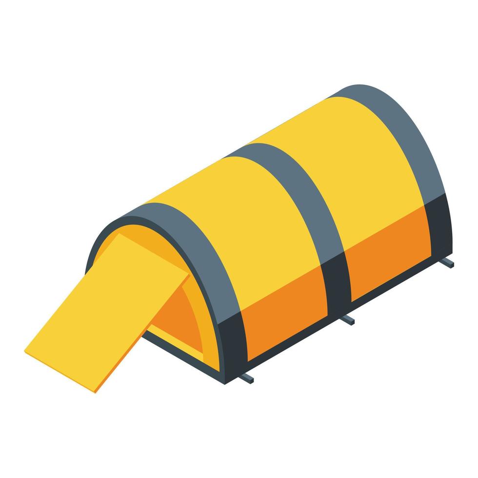Tourist tent icon isometric vector. Campsite house vector