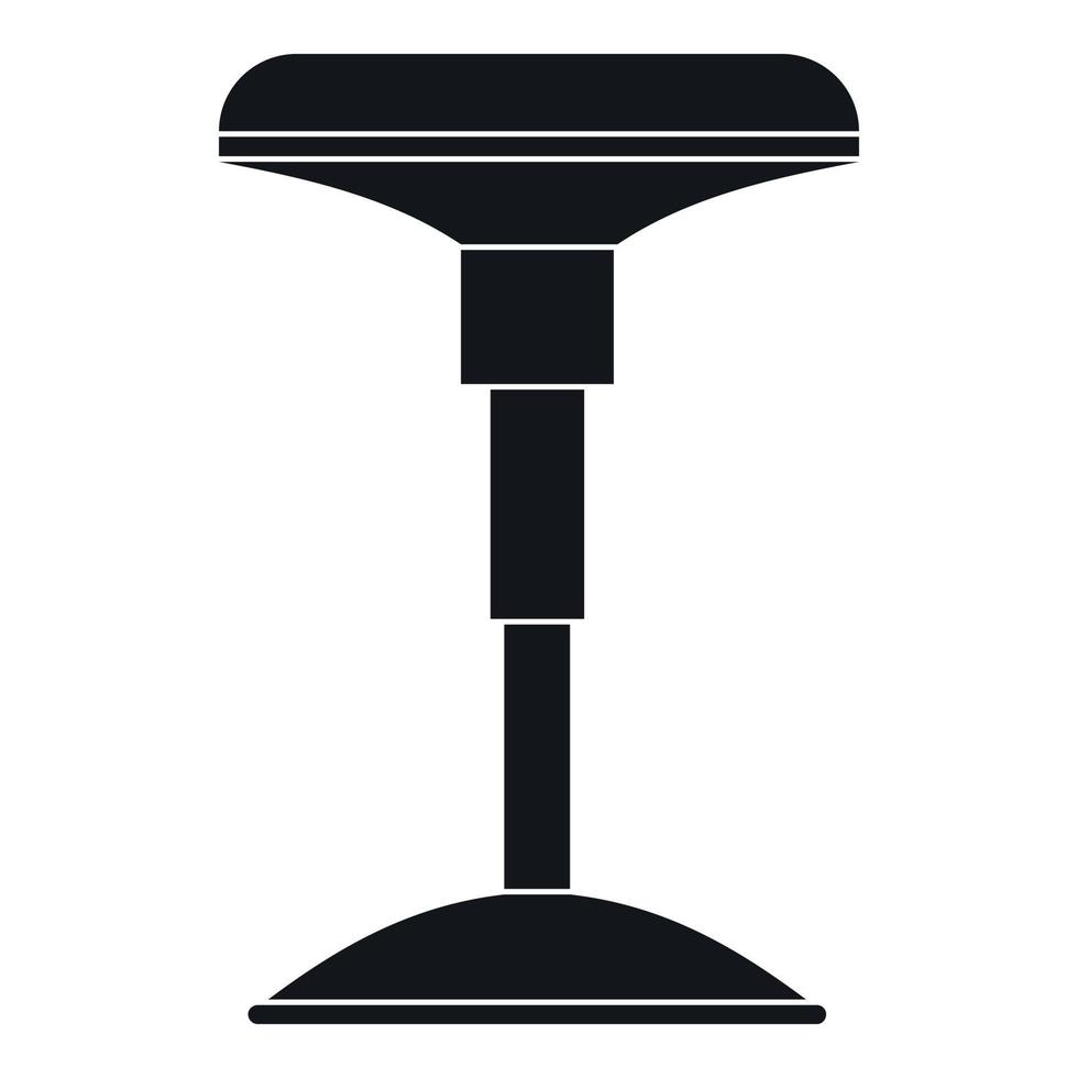 Bar stool icon, simple style vector