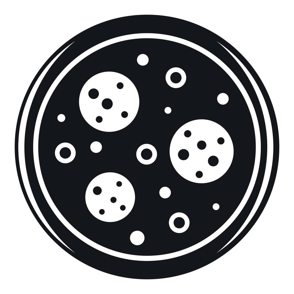 Tasty pizza with sausage and olives icon vector