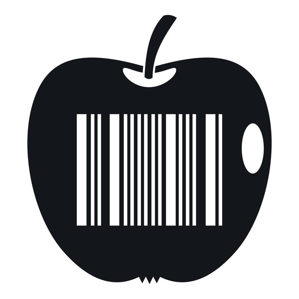 Code to represent product identification icon vector