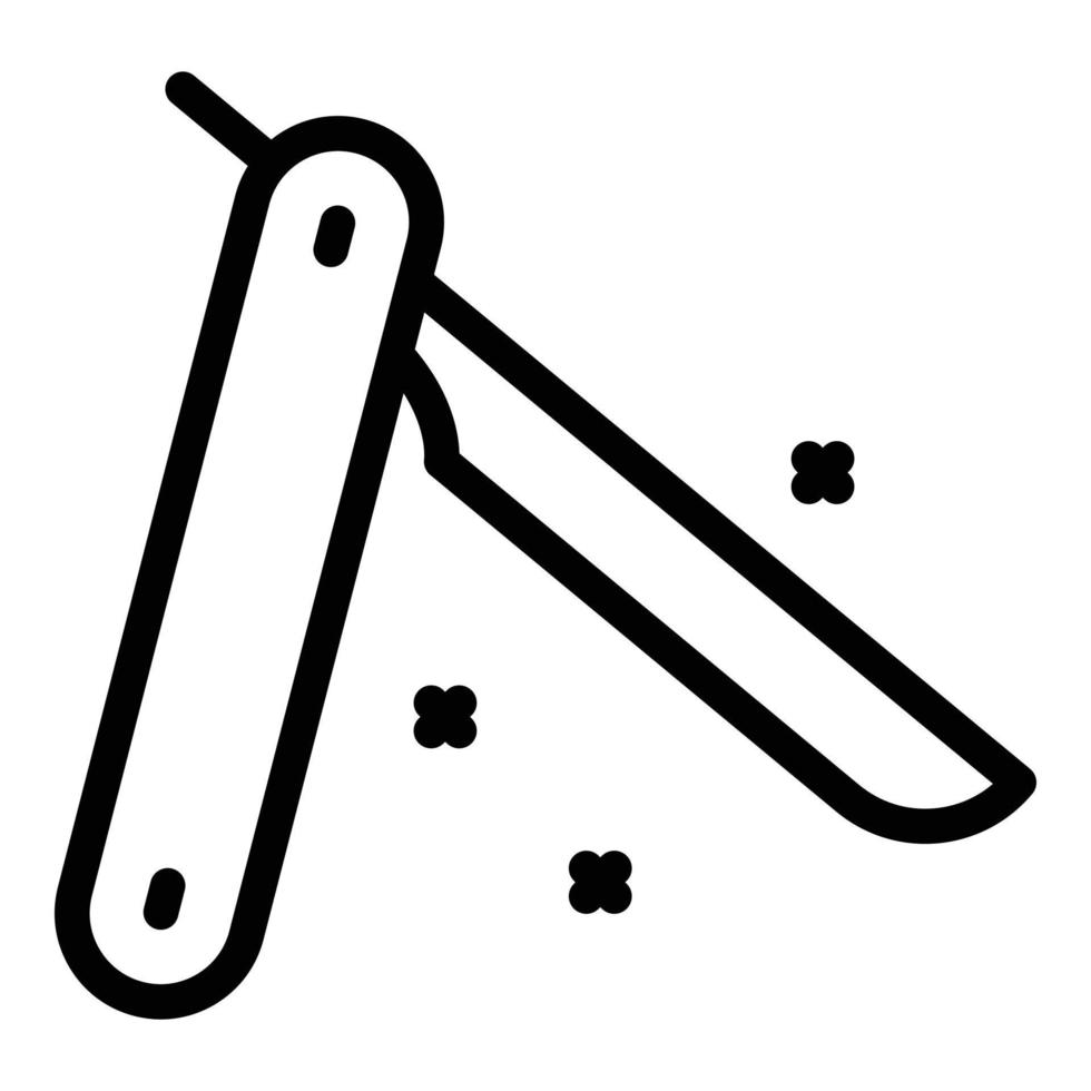 Classic razor icon outline vector. Bottle cream vector