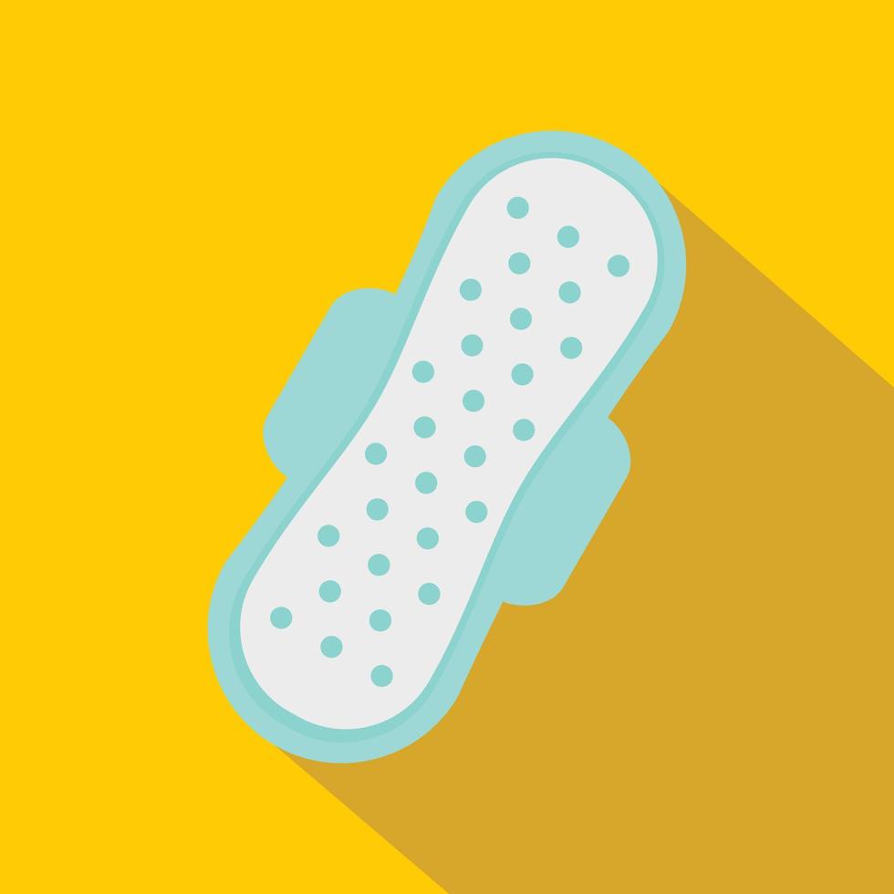Woman hygiene protection, sanitary towel icon vector
