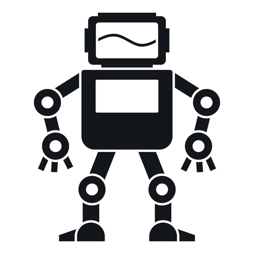 Automatic mechanism icon, simple style vector