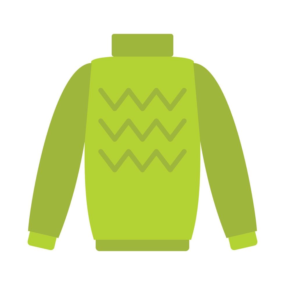 Pullover icon, flat style vector