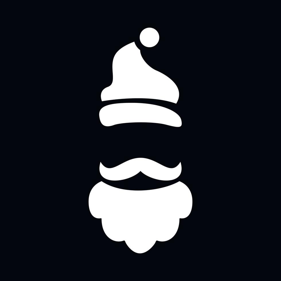 icono de traje de santa claus, estilo simple vector