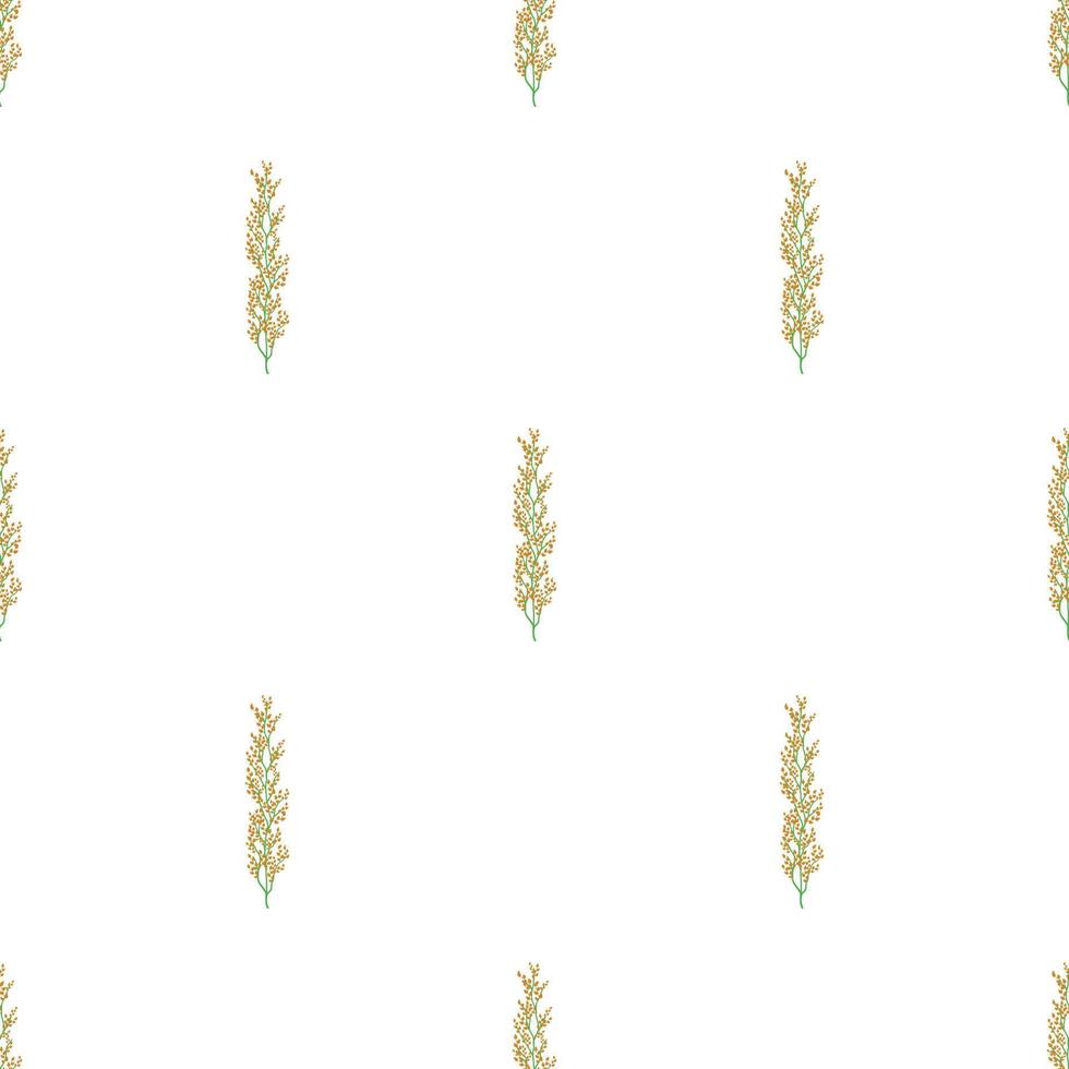 Buckwheat pattern seamless vector