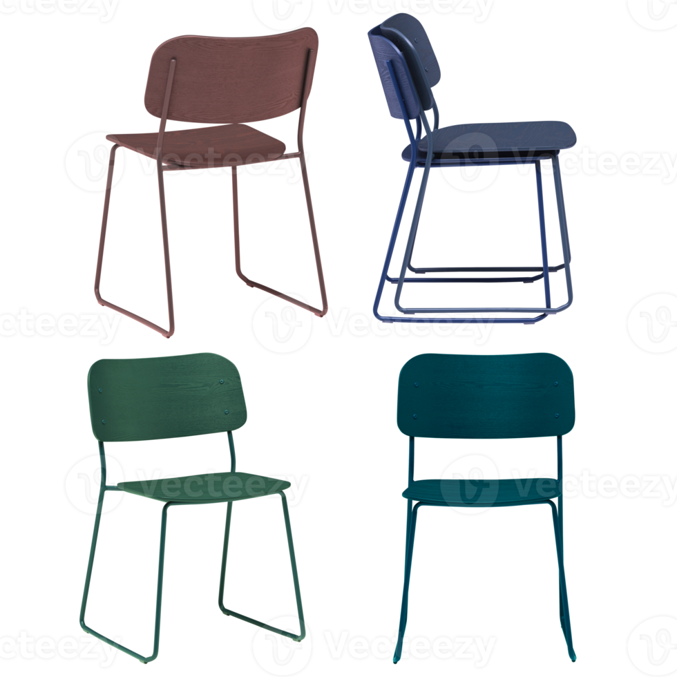 modern stoel met besnoeiing uit geïsoleerd Aan achtergrond transparant png