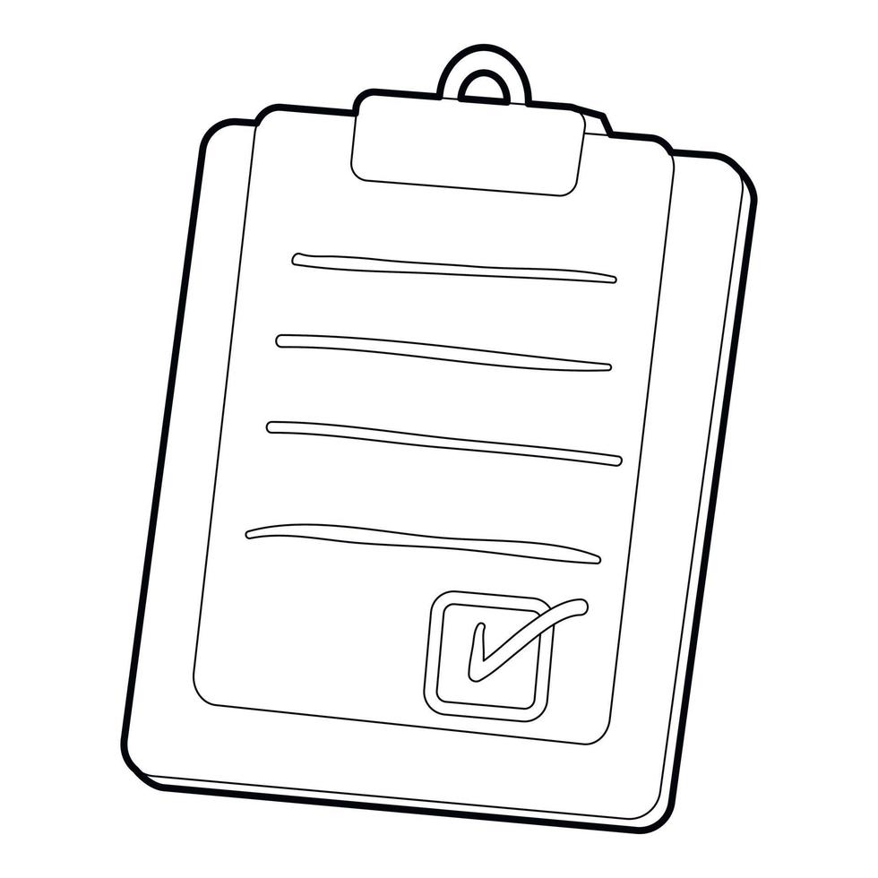 Plane tablet icon, outline style vector