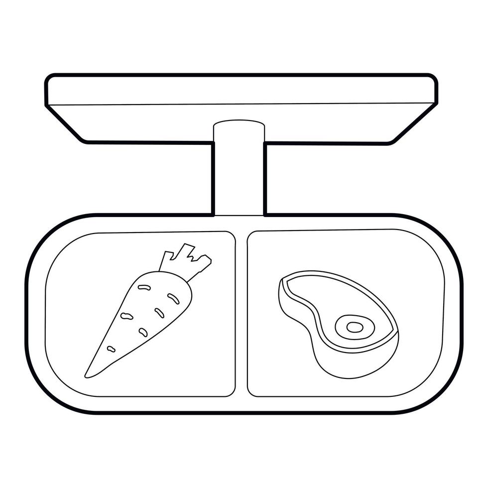 Shop pointer icon, outline style vector