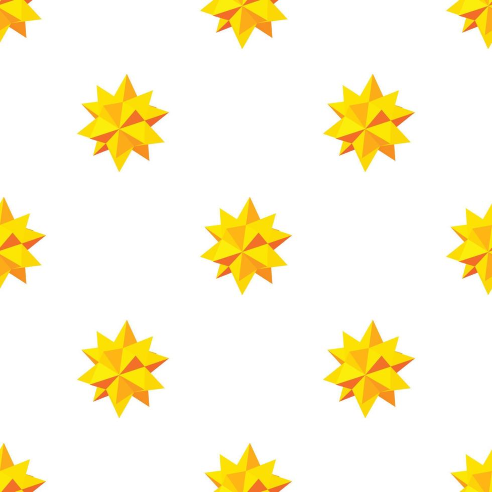 Decorative star pattern seamless vector
