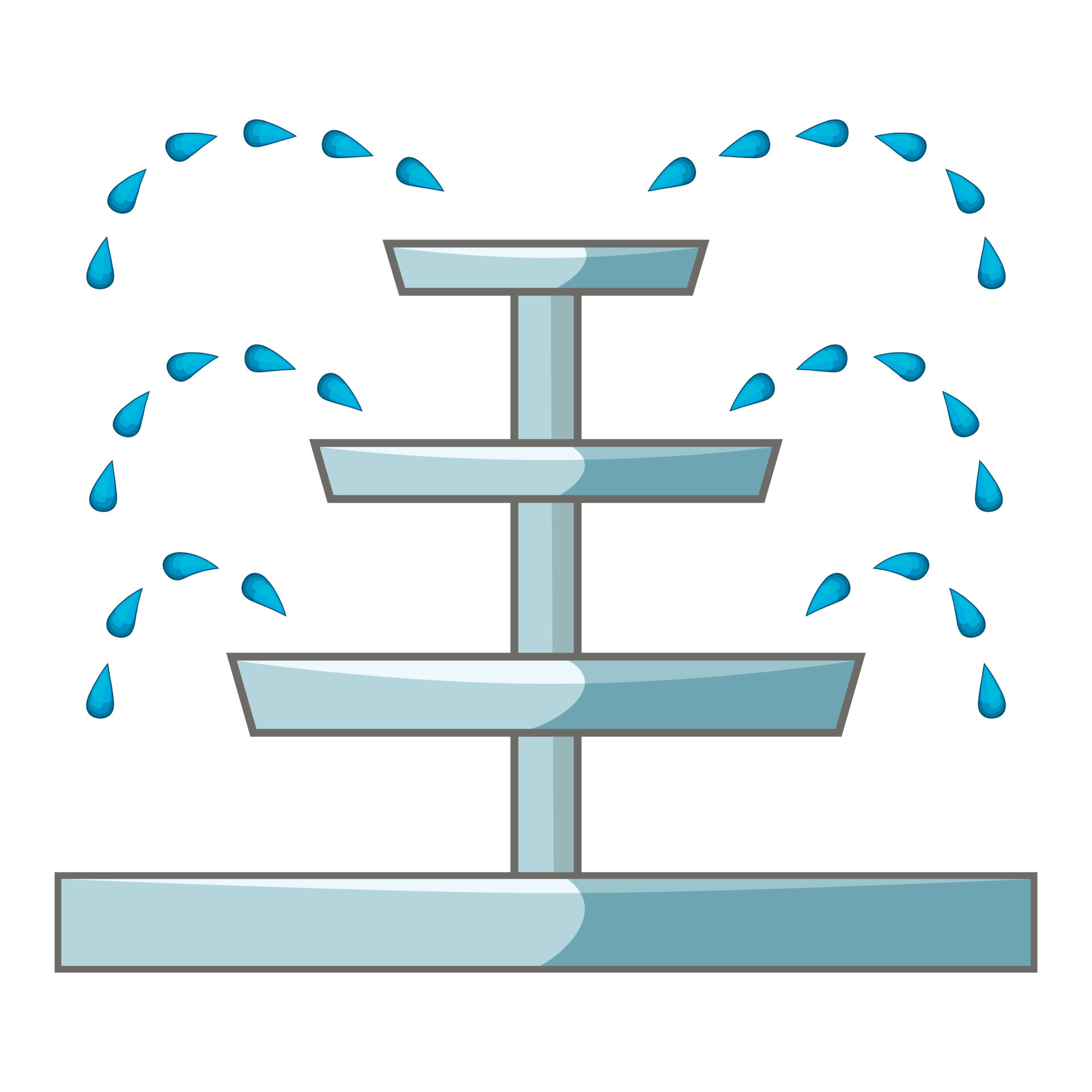 Water fountain icon, cartoon style 15212768 Vector Art at Vecteezy Water fountain icon, cartoon style 15212768 Vector Art at Vecteezy
