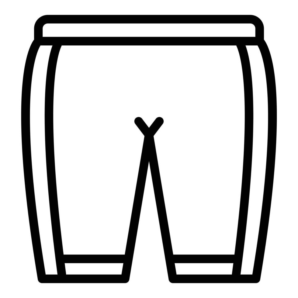 Modern shorts icon outline vector. Fashion gym vector