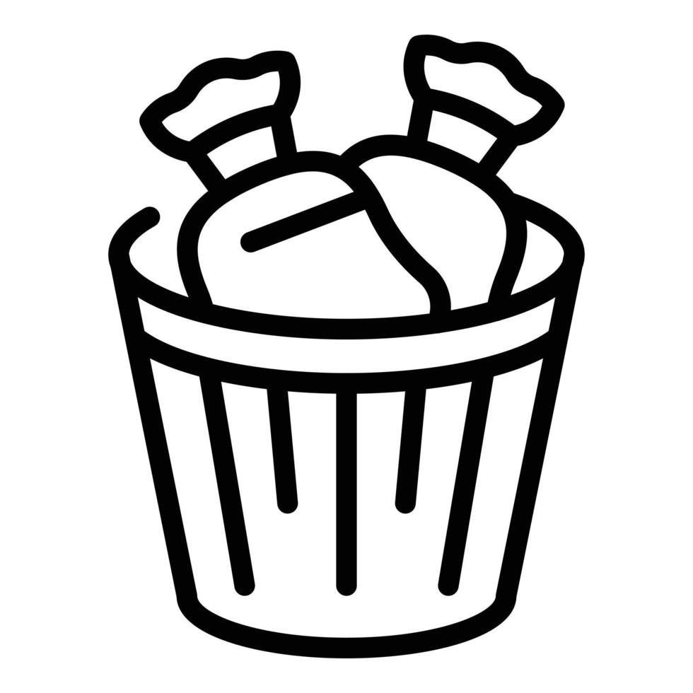 Bio bin icon outline vector. Bag trash vector